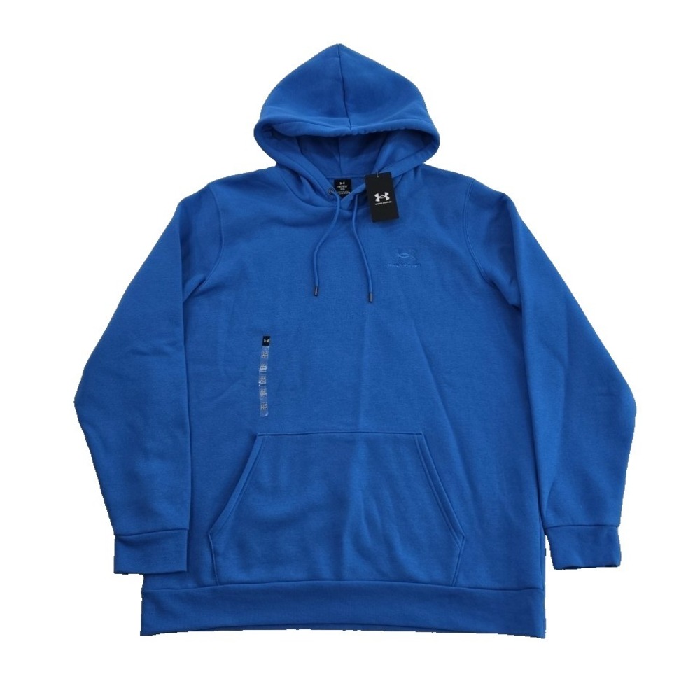 Under Armour Icon Men Fleece Hoodie 2XLT‎ Sky Blue NWT Loose Fit ColdGear NEW